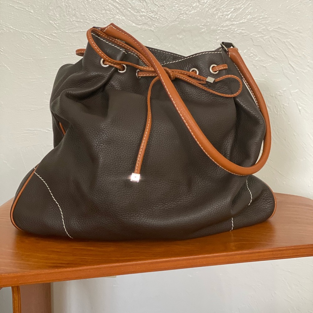 LAMBERTSON TRUEX leather cinch bag